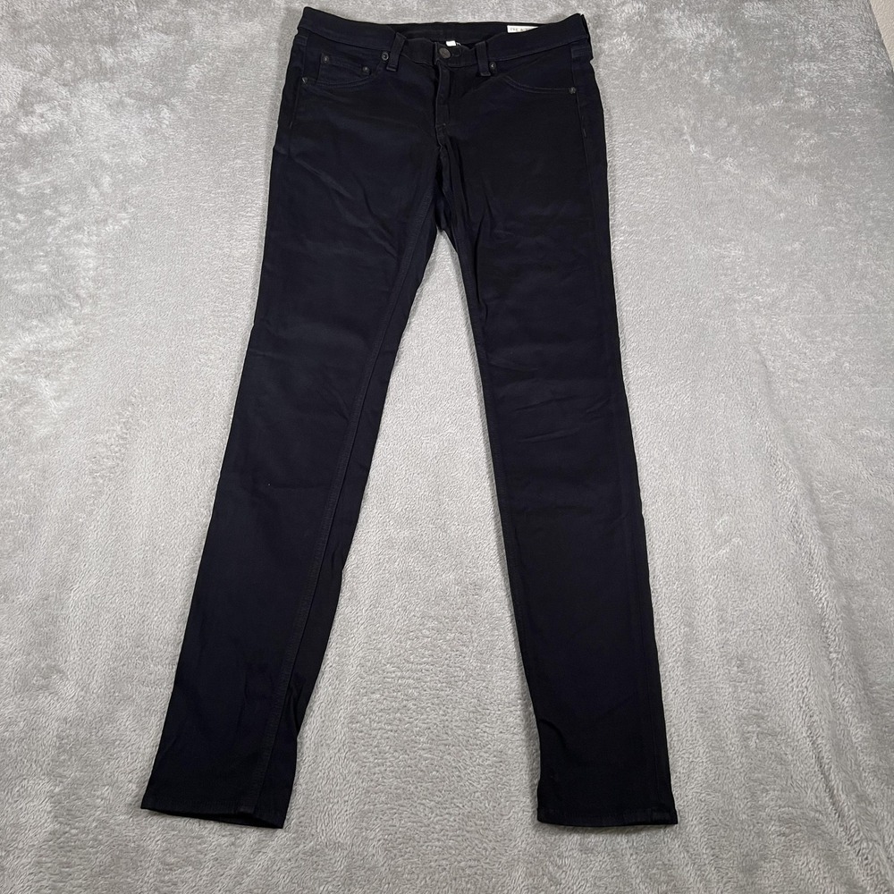 Rag & Bone JEAN Legging Jeans Womens 29 Black Skinny Stretch Denim Modal
